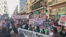 Huelga de 24 horas convocada por los sanitarios de Atenas