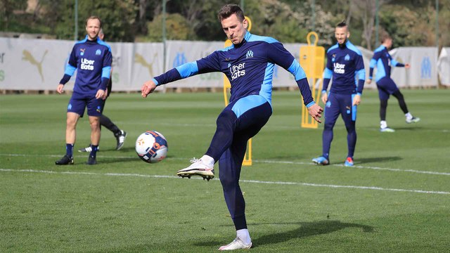 Travail face au but pour les Olympiens