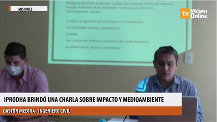 IPRODHA BRINDÓ UNA CHARLA SOBRE IMPACTO Y MEDIOAMBIENTE