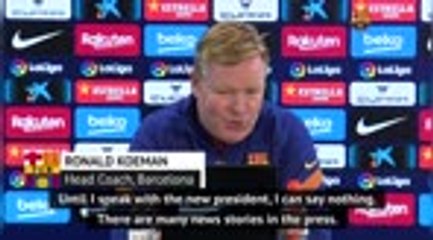 Koeman waiting on new president before Barca revamp