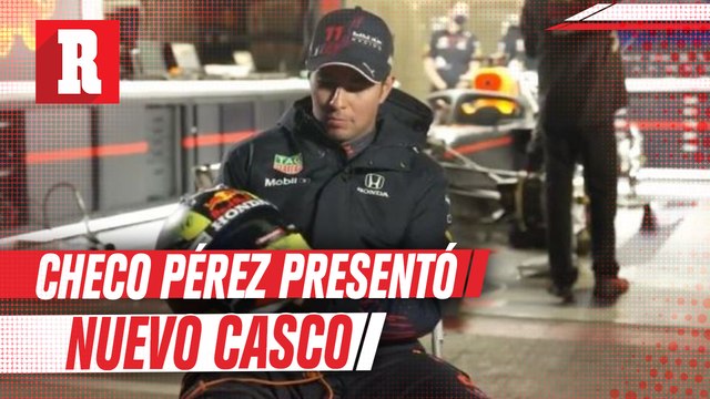 Checo Pérez presentó el casco que usará con Red Bull: 'El favorito de mi carrera'