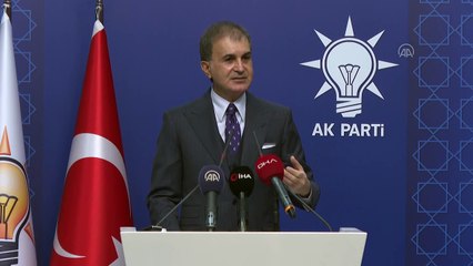 ANKARA - Ömer Çelik: ''(Göçmenler konusunda) Tüm dünyanın vicdanını tek başına Türkiye yüklenmiştir''