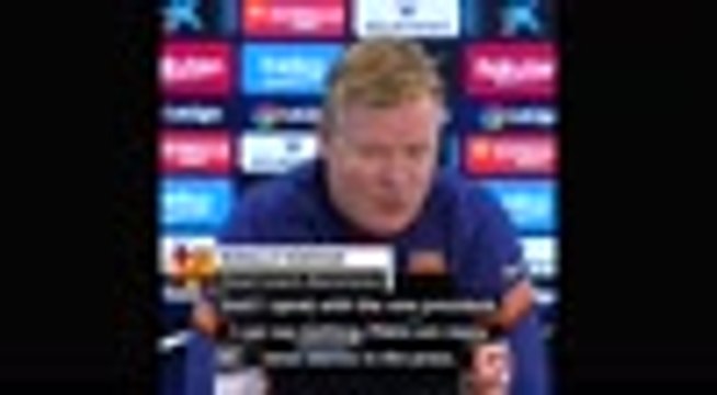 Koeman waiting on new president before Barca revamp