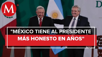 México tiene el primer presidente honesto y decente en muchos años_ Alberto Fernández