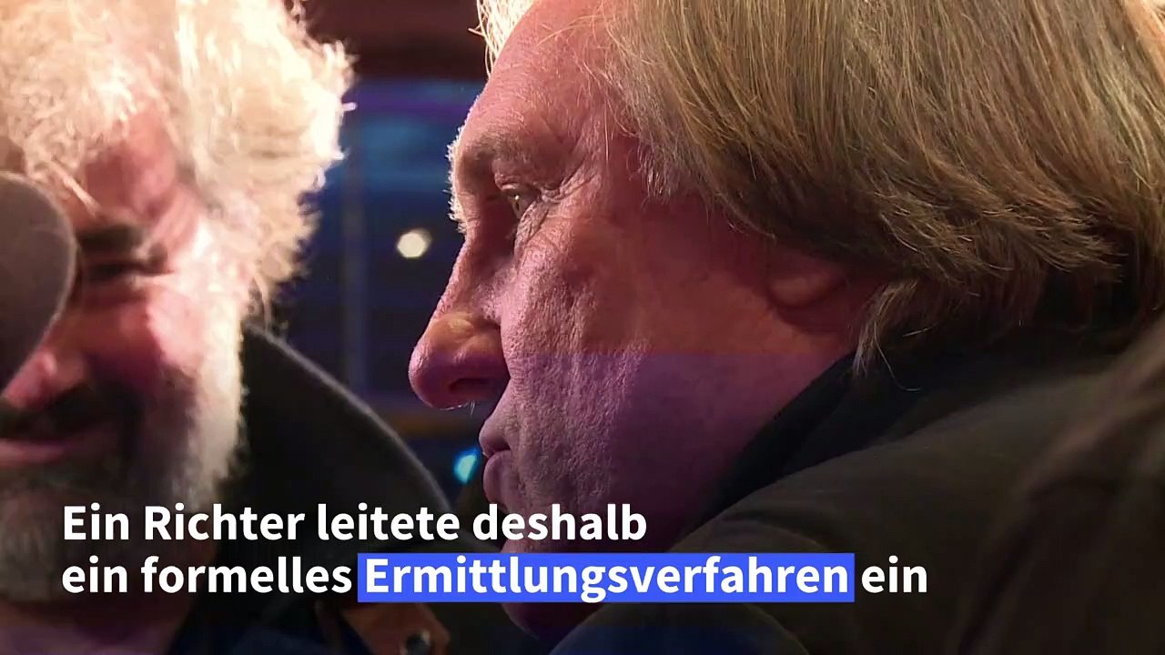Vergewaltigungsvorwürfe: Ermittlungsverfahren gegen Depardieu