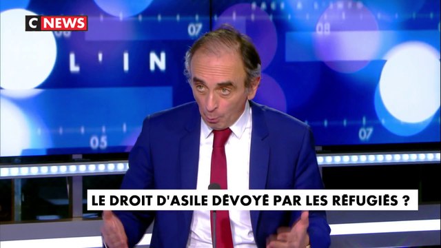 Éric Zemmour sur le droit d’asile : « Le droit d’asile aujourd’hui n’est plus du droit d’asile »