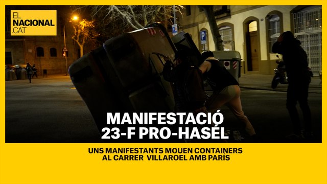 Manifestació 23 de febrer pro-Hasél