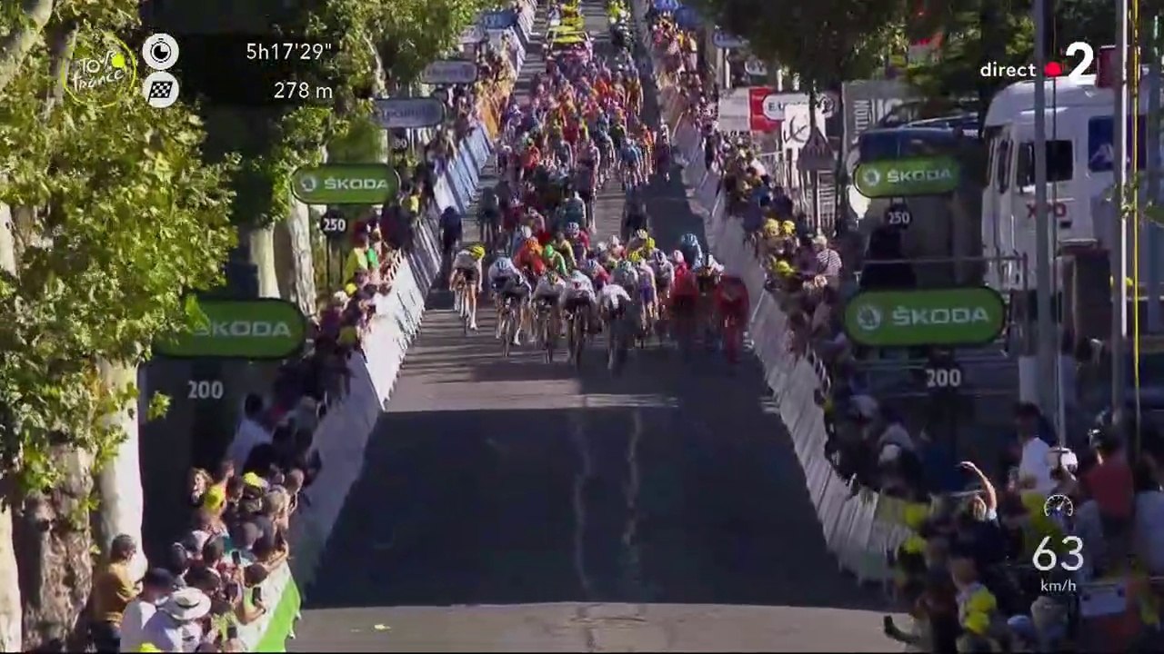 TdF 2020, Etape 03 - Nice - Sisteron (198 km), les 11 derniers kilomètres