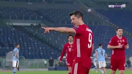 Robert Lewandowski Goal ~ Lazio vs Bayern Munich 0-1 Champions League 23/02/2021