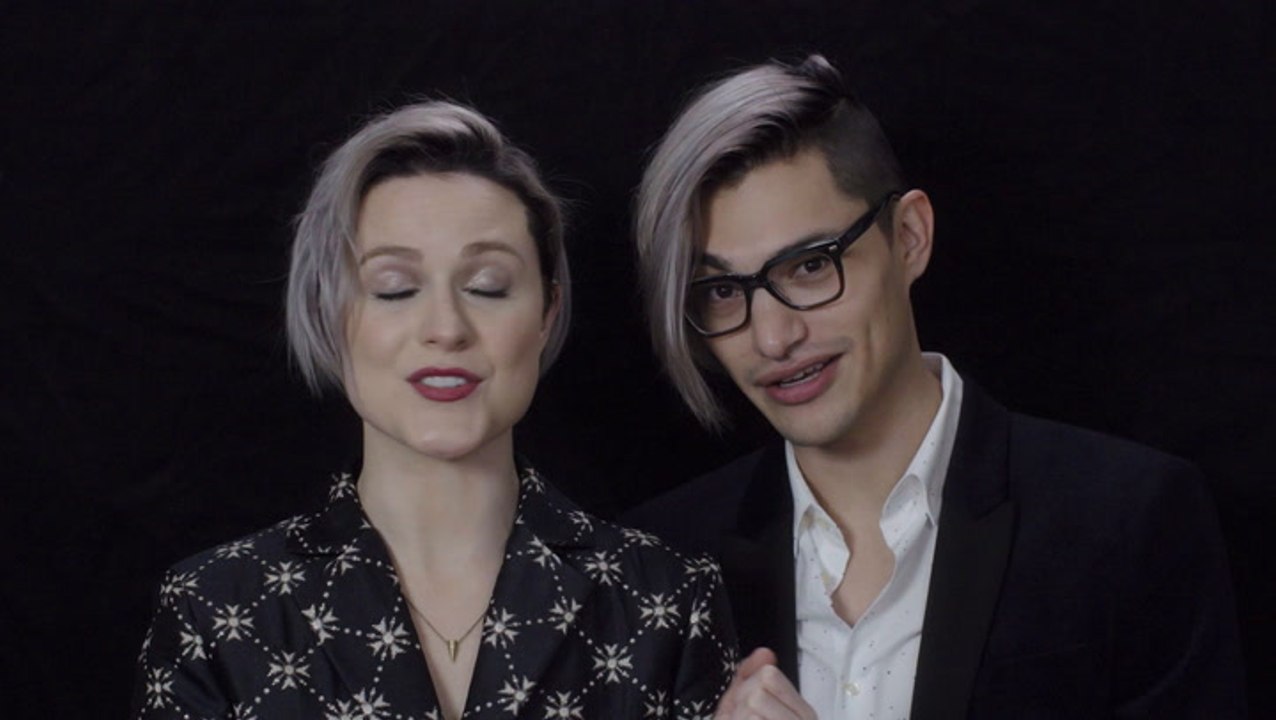 Amy Adams and Evan Rachel Wood Talk Hollywood Parties at the Golden Globes