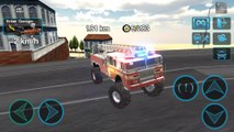 Camión de Bomberos y Ambulancia Monstruo - Juegos de Carros