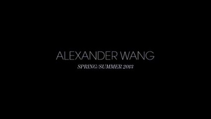 Alexander Wang Spring 2013