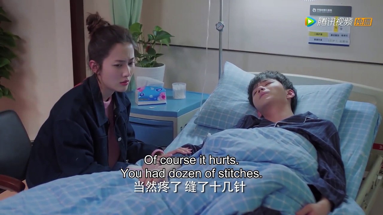 He can't stand another couple kissing, so he kisses his love also!  - About Is Love 大约是爱