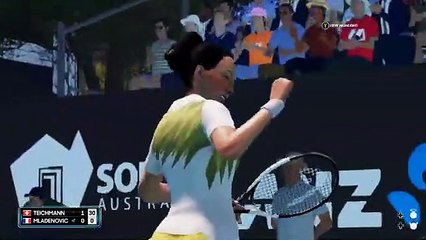 Jil Teichmann - Kristina Mladenovic - Adelaide International (1R) - 22 February 2021