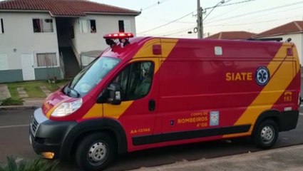 Bebê cai da cama em residência na Rua Refúgio, no Bairro Riviera