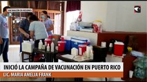 Inició la campaña de vacunación en Puerto Rico