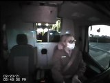 Video shows moment vehicle crashes into Hall Ambulance