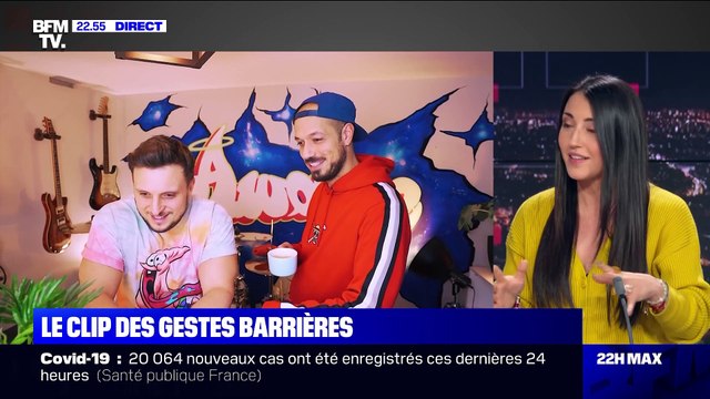 Le plus de 22h Max: Le clip des gestes barrières de McFly et Carlito - 23/02