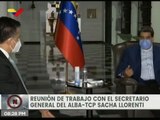 Presidente Nicolás Maduro sostuvo reunión de trabajo con el Dr. Sacha Llorenti, Secretario General del ALBA-TCP