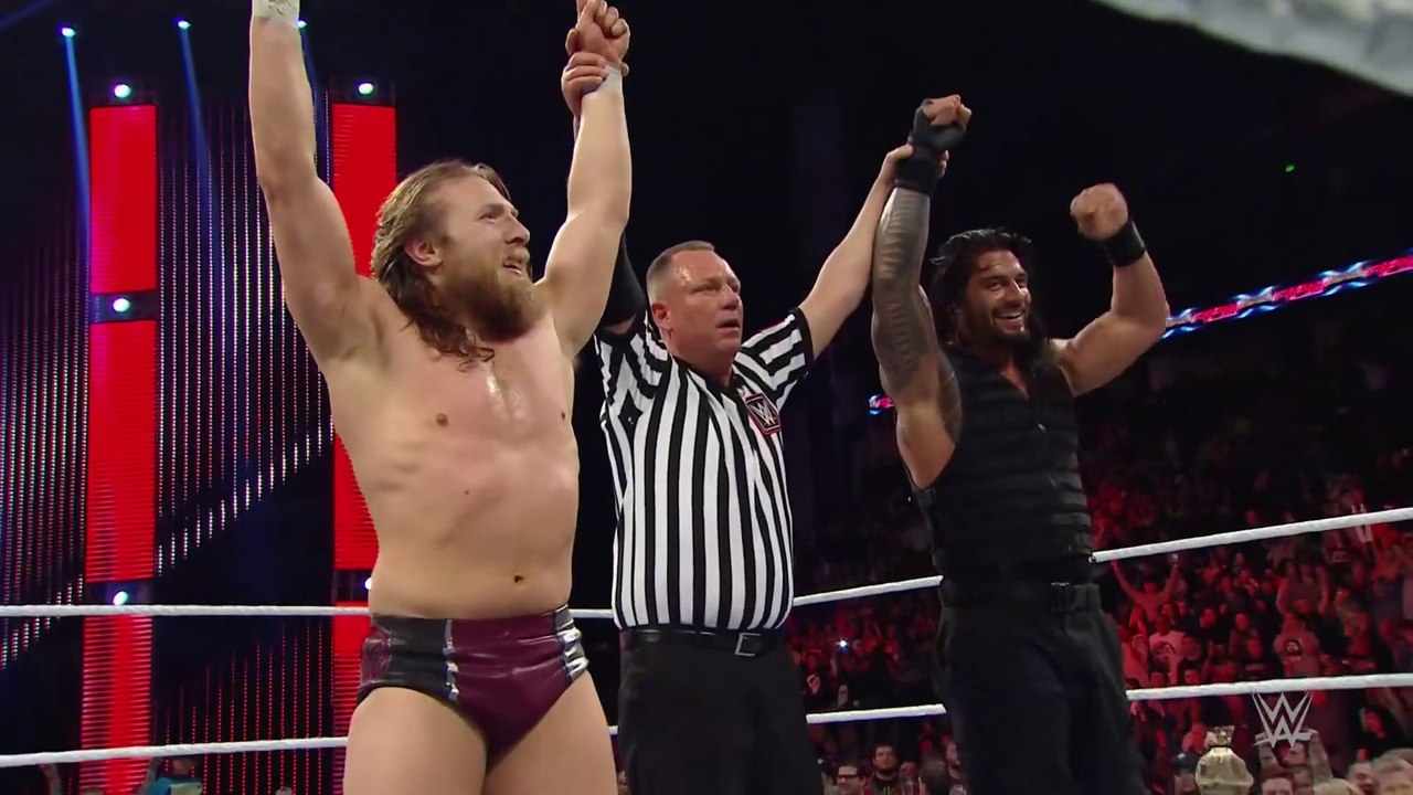 FULL MATCH - Roman Reigns & Daniel Bryan vs. Randy Orton & Seth Rollins: Raw, Feb. 23, 2015