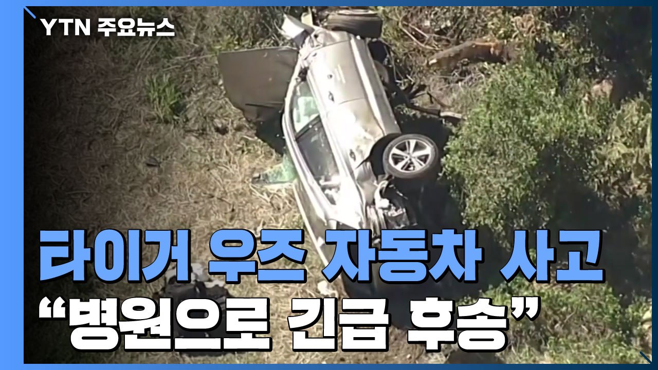 타이거 우즈, LA에서 자동차 사고..."다리 수술" / YTN
