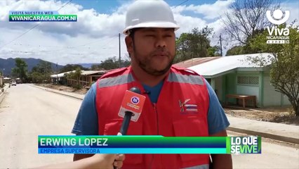 Avanza en un 50% construcción de obra vial en Ocotal, Nueva Segovia