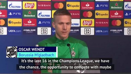 Gladbach will enjoy playing 'best in the world' Man City