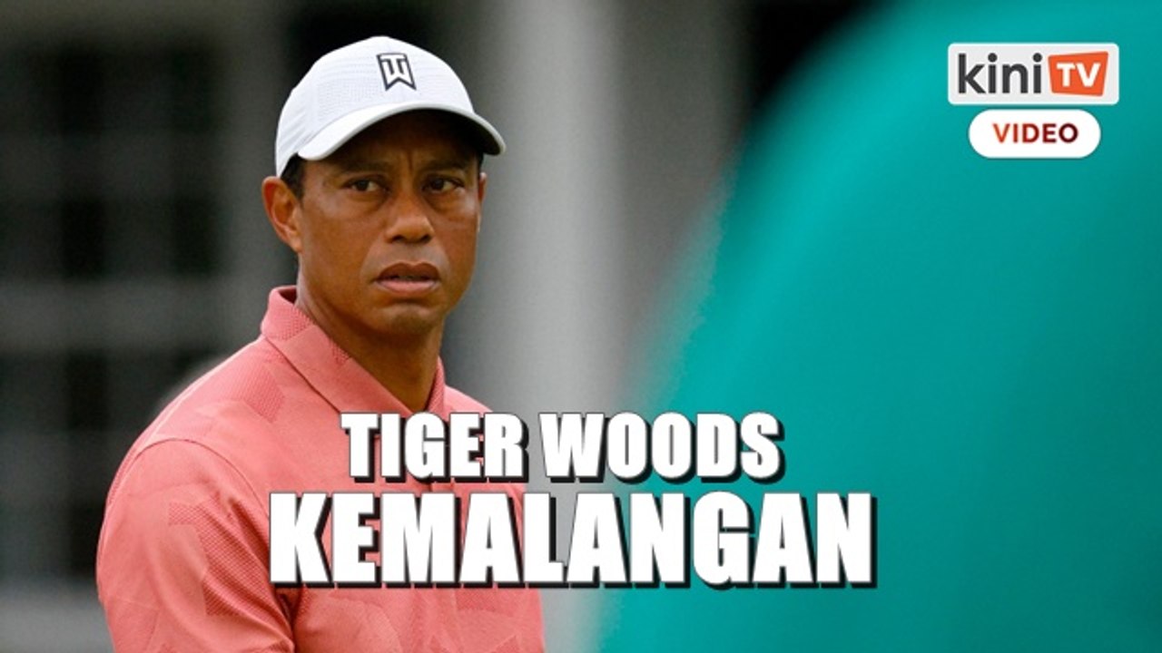 Tiger Woods cedera parah selepas kereta terbabas di lereng bukit