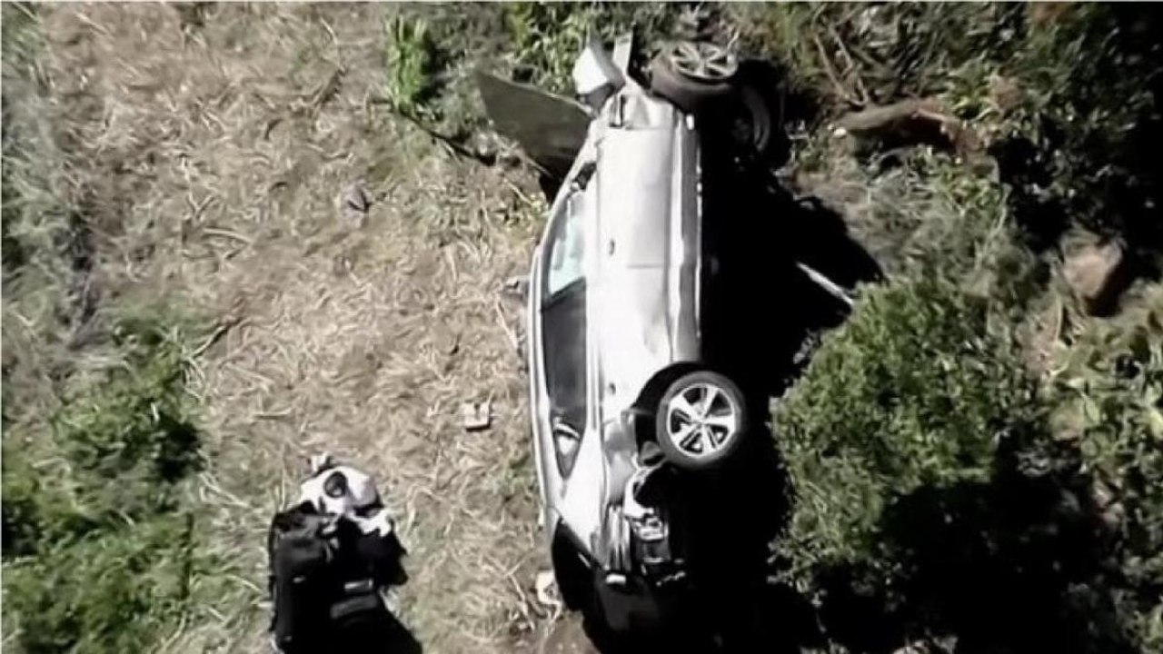 US Golfer Tiger Woods injured in road accident