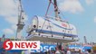 Chinese rocket for space station mission transported to launch site