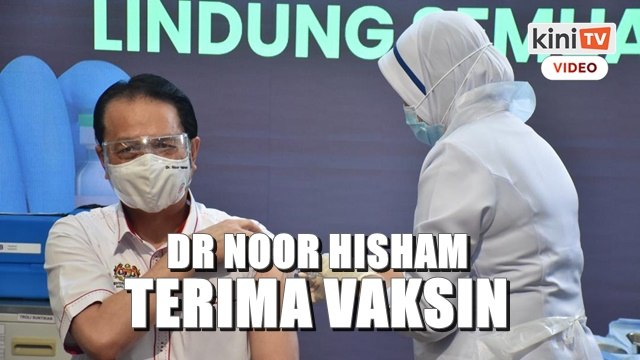 Dr Noor Hisham antara terawal terima vaksin Covid-19
