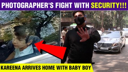 Kareena Kapoor Returns Home With Her Newborn Baby Boy with Taimur | Paparazzi's Flight Outside Her Home