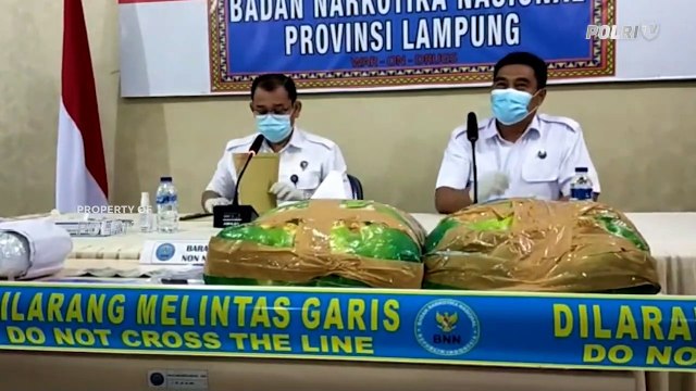 BNN Lampung Gagalkan Penyelundupan Sabu Dalam Karung Beras