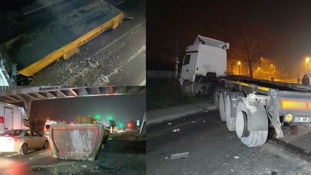 İstanbul’da akılalmaz kaza