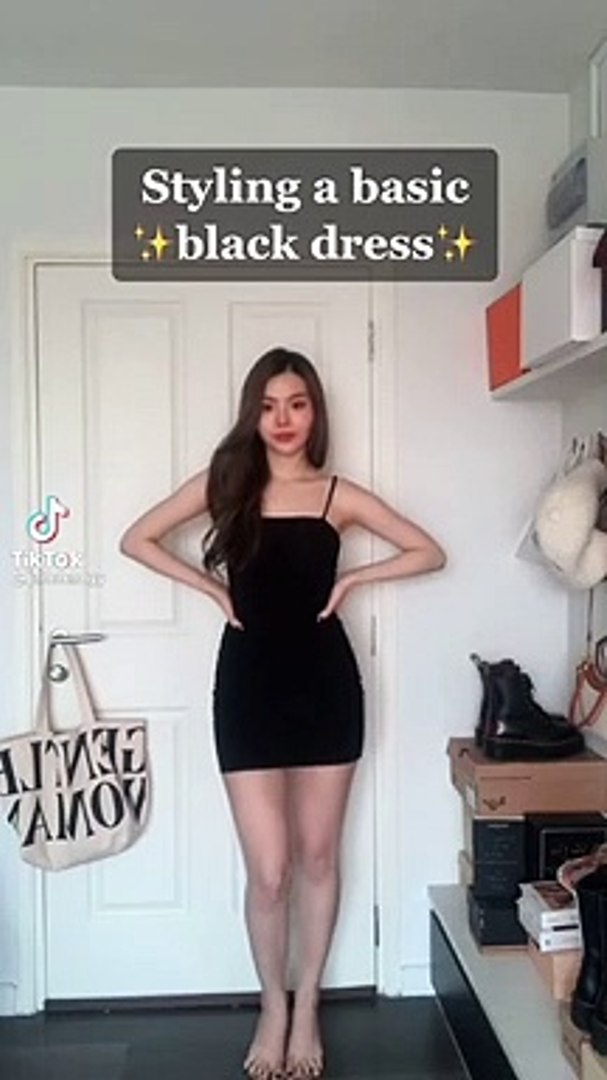 HOW TO STYLE BLACK DRESSES