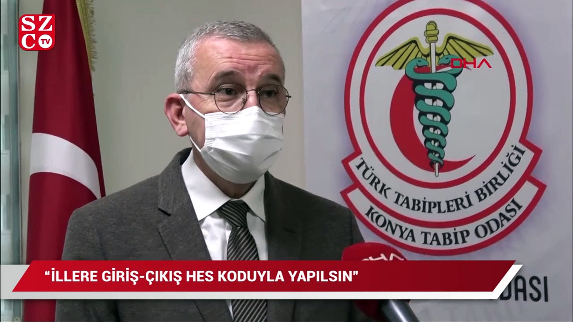 Konya Tabip Odası Başkanı: İllere giriş- çıkış 'HES' koduyla yapılsın -  Dailymotion Video