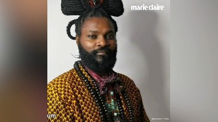 Il sublime ses cheveux afro avec des coupes ancéstrales