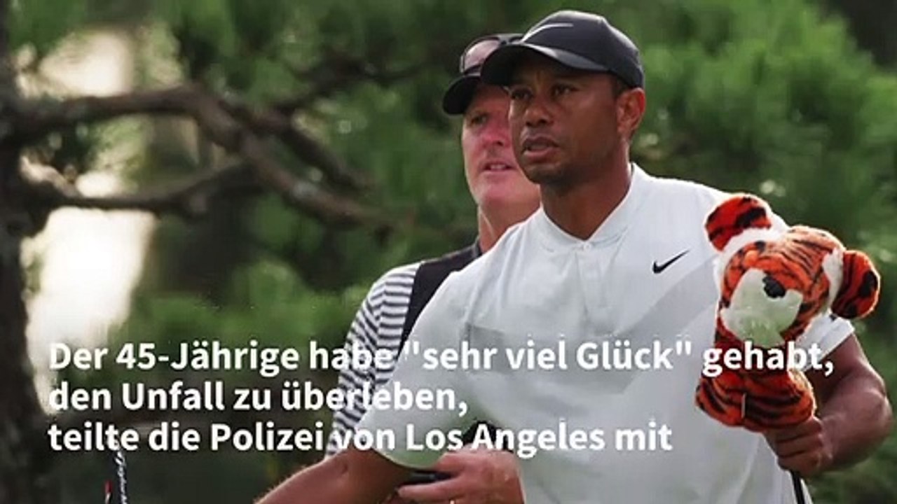 US-Golfstar Tiger Woods bei schwerem Autounfall verletzt