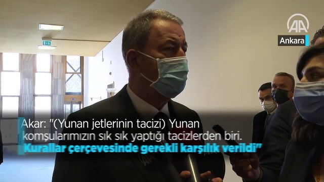 Akar: (Yunan jetlerinin tacizi) Yunan komşularımızın sık sık yaptığı tacizlerden biri. Kurallar çerçevesinde gerekli karşılık verildi.