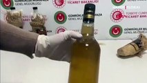 İstanbul Havalimanı'nda içki şişelerinden çıktı...  Piyasa değeri tam 2.5 milyon TL!