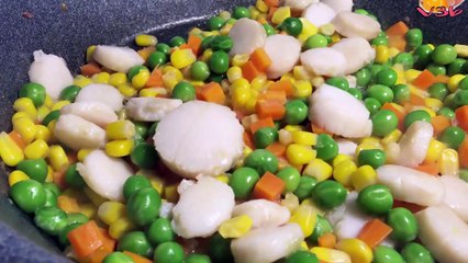 Cơm Chiên Dứa Sò Điệp Cách Làm Đơn Giản Thơm Ngon