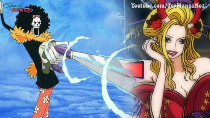 [Spoiler OP 1005]. Robin và Brook tấn công Black Maria - Jack hạn hán xử Cửu Hồng Bao!