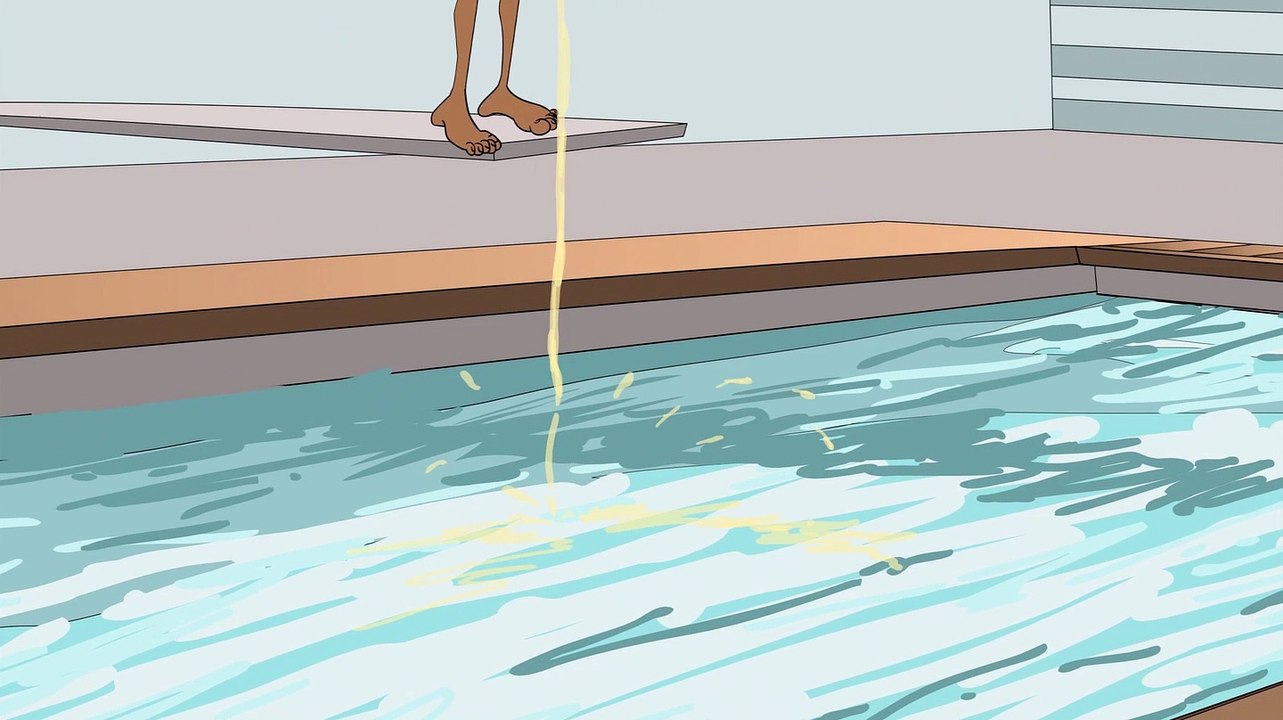 Faire pipi dans la piscine - La blague du jour