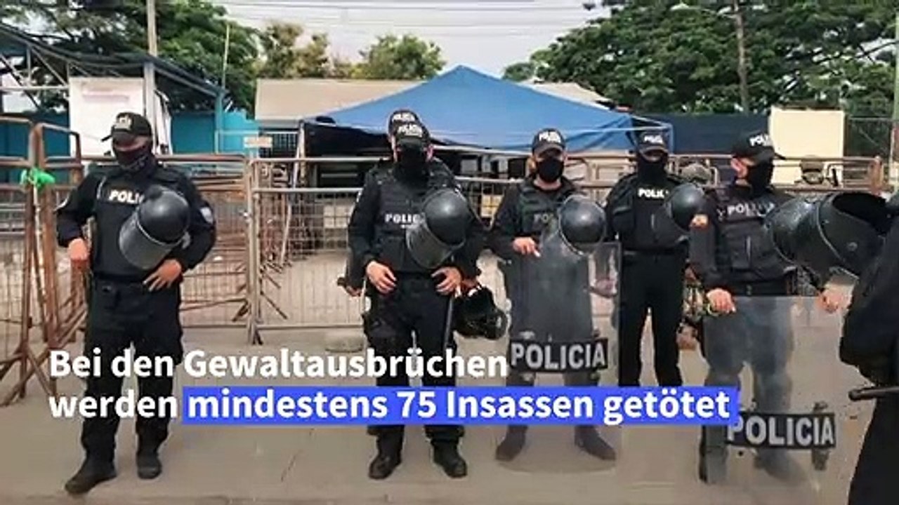Blutige Gefängnisrevolten in Ecuador - mindestens 75 Tote