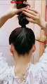 short hair bun