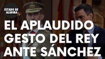 El aplaudido gesto del rey Felipe VI ante Sánchez