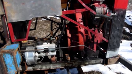 - Çiftçi kendi traktörünü yaptı