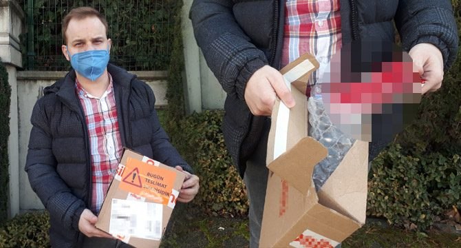 İnternetten telefon sipariş etti! Kutudan çıkanı görünce şoke oldu
