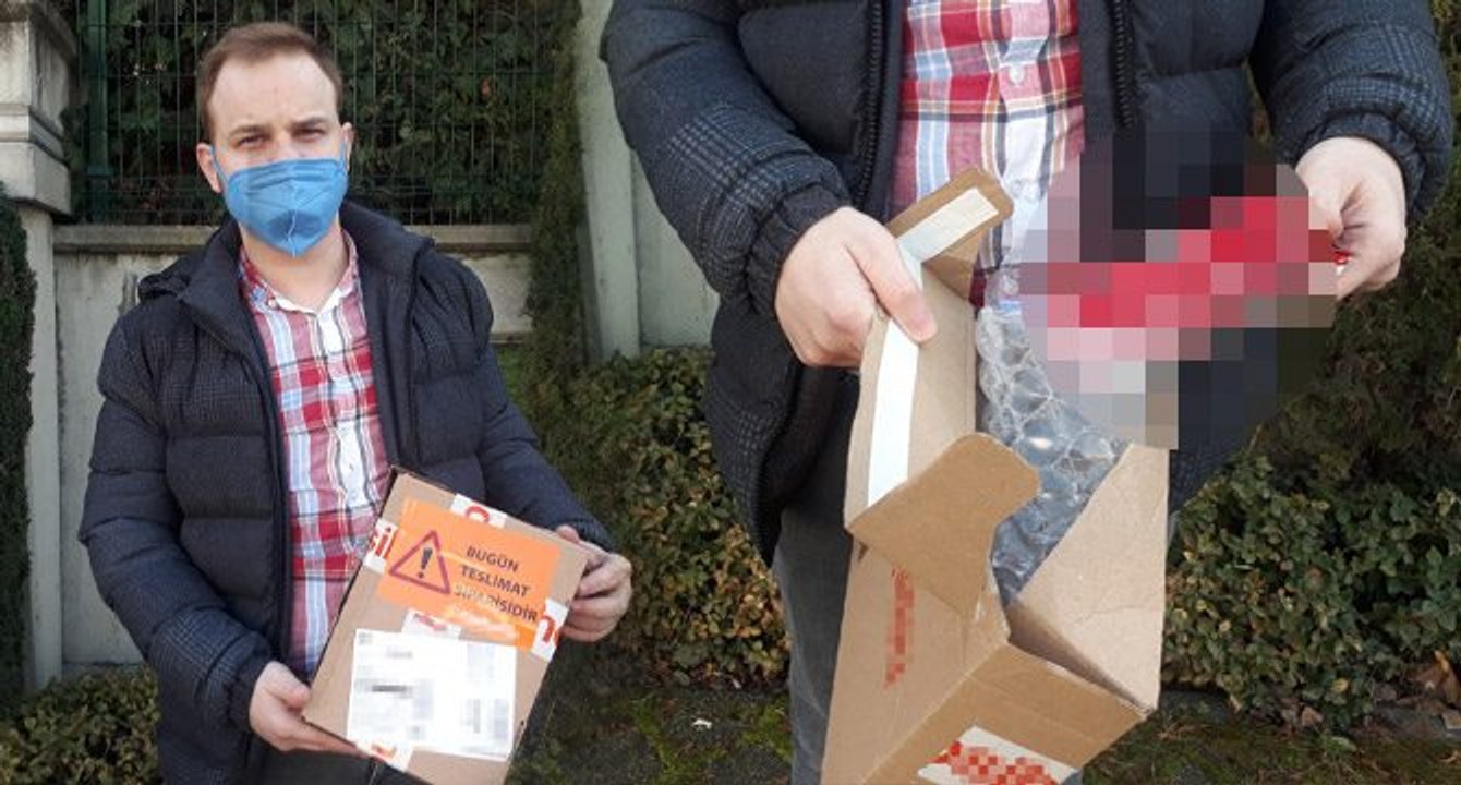İnternetten telefon sipariş etti! Kutudan çıkanı görünce şoke oldu