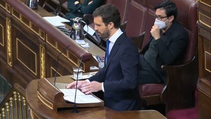 Casado a Sánchez: "Pide aquí unidad pero no la tiene dentro"